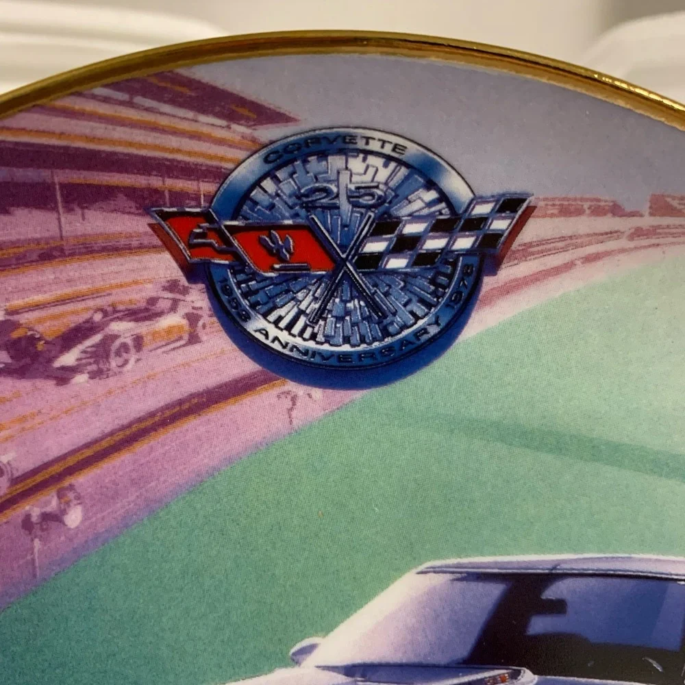 Franklin Mint 1978 Corvette Plate # JA4727